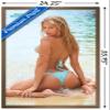 Trends International Sports Illustrated: Swimsuit Edition - Vital Sidorkina 17 Wall Poster, 22.375" x 34", Bronze Framed Version view 3