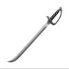 SparkFoam 30" Foam Pirate Cutlass Sword Practice Sword view 1