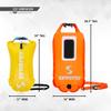 Synergy Swim Buoy for Triathlon and Open Water Swimming (Pink, 28L) view 4