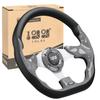 10L0L Golf Cart Steering Wheel for Yamaha, EZGO TXT/RXV/Valor, Club Car DS/Precedent/Onward/Tempo Golf Carts (Gray) view 1