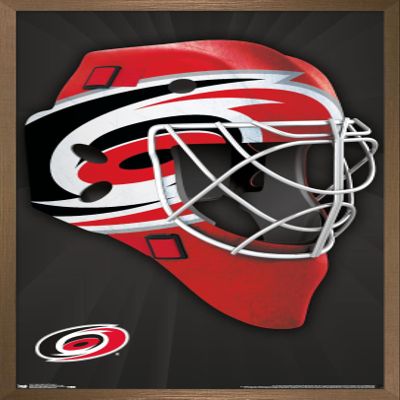 Trends International NHL Carolina Hurricanes - Mask 16 Wall Poster, 22.375" x 34", Bronze Framed Version