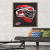 Trends International NHL Carolina Hurricanes - Mask 16 Wall Poster, 22.375" x 34", Bronze Framed Version view 2