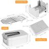 Lixada Mini Folding Stove Lunch Box Steaming Rack Combo Set view 3