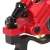 VGEBY Disc Brake, 1Pair Mountain Line Pulling Hydraulic Disc Brake Calipers Front Rear Brake Clamp Mechanical Caliper Sporting Cycling Accessory(Red) and Spare Parts view 2