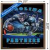 Trends International NFL Carolina Panthers - End Zone 17 Wall Poster, 22.375" x 34", Bronze Framed Version view 3