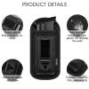 3 Pack Universal Magazine Holster, IWB Mag Pouch Concealed Carry, Single Double Stack Mags Holder for Glock 17 19 26 43 Sig P365 P320 S&W M&P 9mm .40 .45 .380 Fits 7 10 15 Round Ammo Clips for Pistols view 3