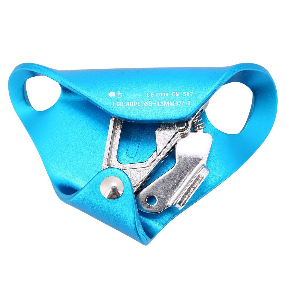 Rock Climbing Ascender Foot Ascender Rock Climbing Mountaineering Equipment for Mountaineering for Engineering Protection[blue]