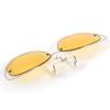 FEISEDY Womens Polarized Cat Eye Clip-on Sunglasses with Flip up Function for Glasses B2670 view 3