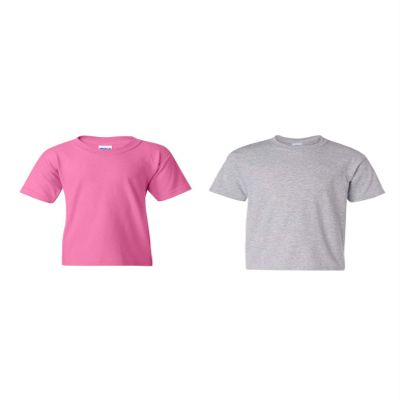 Gildan Kids' Big Heavy Cotton Youth T-Shirt, 2-Pack