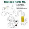 10L0L Golf Cart Tune Up Kit for EZGO RXV 2008-up & TXT 2010-up Gas Carts with Kawasaki Motor, Air Fuel Oil Filter 28463-G01, 72084-G01, 607454, Spark Plug 607462 view 4