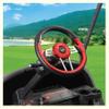 10L0L Golf Cart Steering Wheel for Yamaha, EZGO TXT/RXV/Valor, Club Car DS/Precedent/Onward/Tempo Golf Carts (Red) view 4