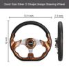 10L0L Golf Cart Steering Wheel for Yamaha, EZGO TXT/RXV/Valor, Club Car DS/Precedent/Onward/Tempo Golf Carts (Brown) view 4