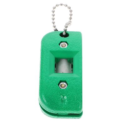 BESPORTBLE Ice Skate Sharpener - Portable White Sandstone Skate Sharpening Tool with Keychain 2.24 X 0.98 X 0.86 Inches for Hockey Players and Avid Skaters