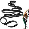 A AZURELIFE Premium Durable Stretch Straps with Loops, Stretching Strap for Physical Therapy, Multi-Loop Yoga Strap Fitness Exercise Strap for Yoga, Pilates, Dance, Flexibility&Exercise