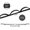 A AZURELIFE Premium Durable Stretch Straps with Loops, Stretching Strap for Physical Therapy, Multi-Loop Yoga Strap Fitness Exercise Strap for Yoga, Pilates, Dance, Flexibility&Exercise view 2