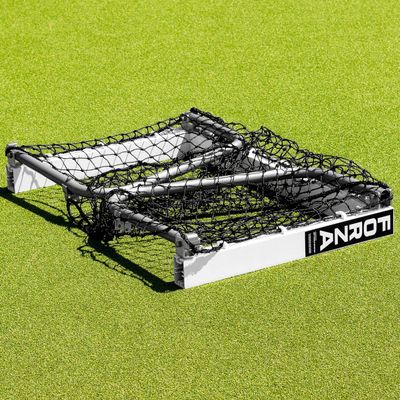 FORZA Replacement Mini Target Goal Net [Black/Blue] | Coloured Replacement Net for Soccer Goal | Soccer Net Replacement | Spare Soccer Net for Soccer Goals for Kids (Black)