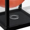 J JACKCUBE DESIGN Acrylic Basketball Display Case, Clear Display Box Showcase Holder with Metal Mesh Base for Autograph Football, Socerball, Volleyball Memorabilia Collectibles - MK633A view 2