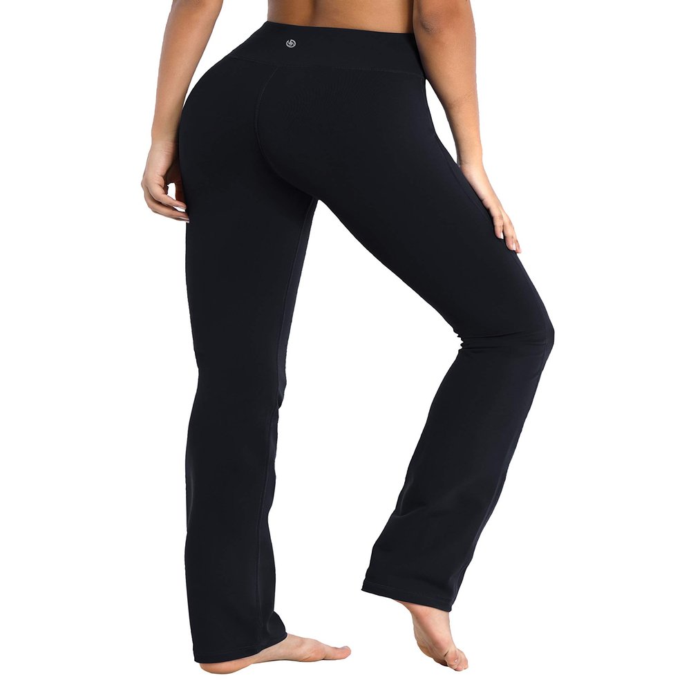 BUBBLELIME 29"/31"/33"/35" 4 Styles Women's Slim Fit Yoga Pants Tummy Control - Slim Fit_Black XXL_33" Inseam
