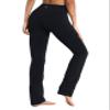 BUBBLELIME 29"/31"/33"/35" 4 Styles Women's Slim Fit Yoga Pants Tummy Control - Slim Fit_Black XXL_33" Inseam view 1
