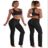 BUBBLELIME 29"/31"/33"/35" 4 Styles Women's Slim Fit Yoga Pants Tummy Control - Slim Fit_Black XXL_33" Inseam view 2