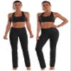 BUBBLELIME 29"/31"/33"/35" 4 Styles Women's Slim Fit Yoga Pants Tummy Control - Slim Fit_Black XXL_33" Inseam view 3