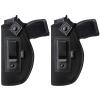 2 Pack Universal IWB Gun Holster for Concealed Carry, Inside The Waistband Pistols Holsters, Fits All Firearms S&W M&P Shield 9/40 Taurus PT111 G2 Sig Sauer P320 Glock 17 19 26 27 42 43 view 1