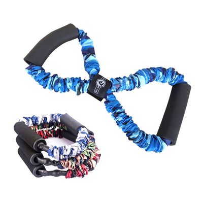 ZSHJGJR Archery Bow Trainer Exerciser Training Device Resistance Bands for Adult Beginner Pull Bow Workout Equipment (Blue(20lbs))