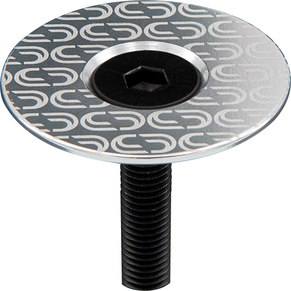 DEDA ELEMENTI Top Cap, Silver, Small