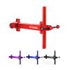 Archery Recurve Bow Sight, SOOHUPET Accessories T Shape Archery Shooting Target Sight Adjustable Bowsight with Optical Fiber Pin Sight for Target Practice (red) view 1