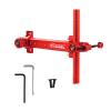 Archery Recurve Bow Sight, SOOHUPET Accessories T Shape Archery Shooting Target Sight Adjustable Bowsight with Optical Fiber Pin Sight for Target Practice (red) view 2