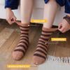 FNOVCO Mens Fuzzy Slipper Fluffy Socks Winter Warm Microfiber Plush Sleeping Socks 5 to 6 Pairs (5 Pairs Stripe Series 01) view 3