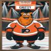 Trends International NHL Philadelphia Flyers - Gritty 19 Wall Poster, 14.725" x 22.375", Bronze Framed Version view 1