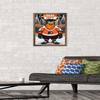 Trends International NHL Philadelphia Flyers - Gritty 19 Wall Poster, 14.725" x 22.375", Bronze Framed Version view 2