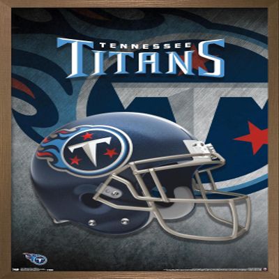 Trends International NFL Tennessee Titans - Helmet 18 Wall Poster, 22.375" x 34", Bronze Framed Version