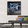 Trends International NFL Tennessee Titans - Helmet 18 Wall Poster, 22.375" x 34", Bronze Framed Version view 2