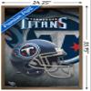 Trends International NFL Tennessee Titans - Helmet 18 Wall Poster, 22.375" x 34", Bronze Framed Version view 3