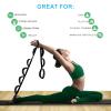 A AZURELIFE Premium Durable Stretch Straps with Loops, Stretching Strap for Physical Therapy, Multi-Loop Yoga Strap Fitness Exercise Strap for Yoga, Pilates, Dance, Flexibility&Exercise view 3