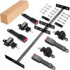 AIWEILUCK Golf Cart Retractable 4 Passengers 42" Seat Belts with Belt Bracket Kit for Yamaha Club Car DS Precedent EZGO TXT RXV view 1