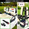 AIWEILUCK Golf Cart Retractable 4 Passengers 42" Seat Belts with Belt Bracket Kit for Yamaha Club Car DS Precedent EZGO TXT RXV view 2