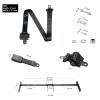AIWEILUCK Golf Cart Retractable 4 Passengers 42" Seat Belts with Belt Bracket Kit for Yamaha Club Car DS Precedent EZGO TXT RXV view 3