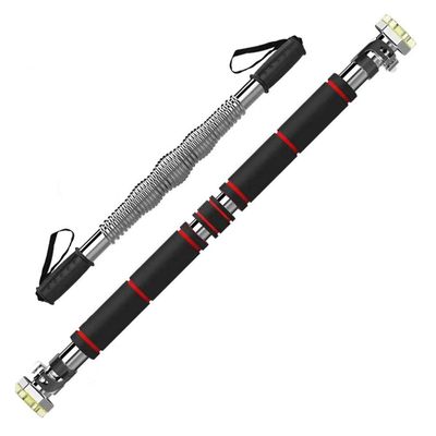 Pull-Up Bars AGYH Portable Chin Up Bar, Steel Household Horizontal Bar Arm Strength Bar, Household Sports Fitness Equipment, Easy to Install, 70-140CM Adjustable (Size : 105-140cm)