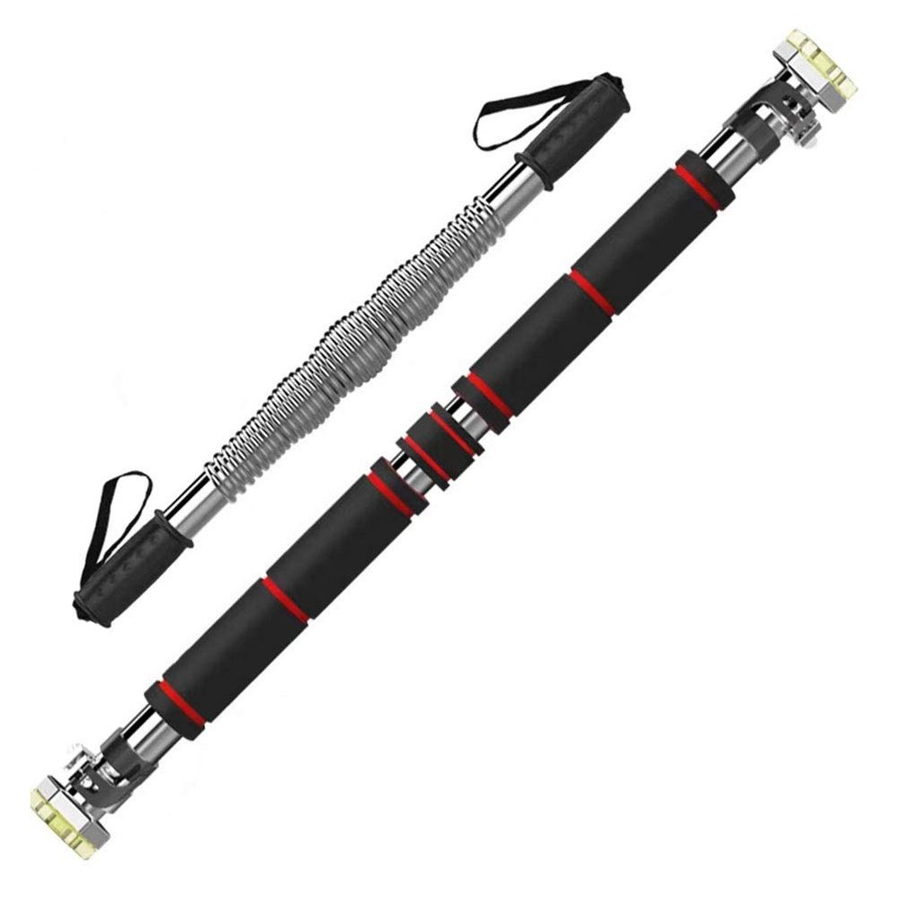 Pull-Up Bars AGYH Portable Chin Up Bar, Steel Household Horizontal Bar Arm Strength Bar, Household Sports Fitness Equipment, Easy to Install, 70-140CM Adjustable (Size : 105-140cm)