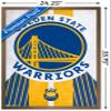 Trends International NBA Golden State Warriors - Logo 19 Wall Poster, 22.375" x 34", Bronze Framed Version view 3