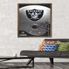 Trends International NFL Las Vegas Raiders  Logo 20 Wall Poster, 22.375" x 34", Bronze Framed Version view 2