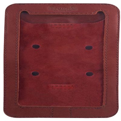 Trip Machine Magnetic Motorcycle Phone Pouch Touchscreen Compatible Fuel Tank Phone Holder with Strong Magnets & Ventilated Back (21 x 12 cm) (Cherry Red)