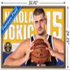 Trends International NBA Denver Nuggets - Nikola Jokic 19 Wall Poster, 22.375" x 34", Bronze Framed Version view 3
