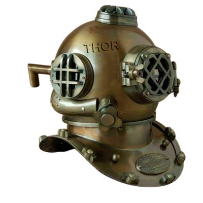 Antique Brass Diving Divers Helmet Steel Vintage Mark V 18" Rustic Vintage Home Decor Gifts