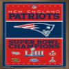 Trends International NFL New England Patriots - Champions 19 Wall Poster, 22.375" x 34", Bronze Framed Version view 1