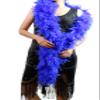 Fukang Feather Turkey Chandelle Feather Boa 72'' 100 Gram (Royal Blue) view 1