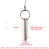 2PIECES of Bimini Top Ball Pin with Lanyard Dia 3/16"(4.8MM) , Usable Length 2"(50mm), Total Length 2-1/2"(63mm) Full 316 Stainless Steel, Quick Release Pin Marine Hardware view 2